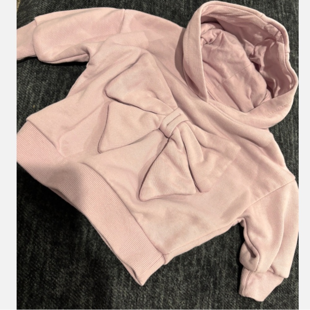 Primark Pink Kids Hoodie with Bow